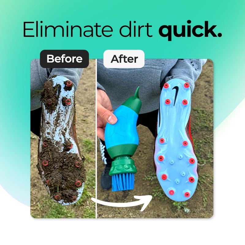 BootBuddy Shoe & Boot Cleaner Brush â€“ Footwear Cleaning Kit for Hiking Boots, Golf Shoes, Football Boots, Running Shoes & Wellies â€“ Cleans Mud, Dirt & Stains in Minutes â€“ As Seen on Dragonsâ€™ Den - Image 4